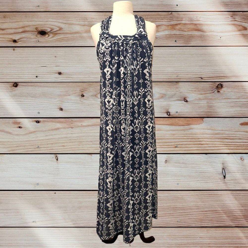 FP3 Anthropologie Greylin maxi dress womens small blue white